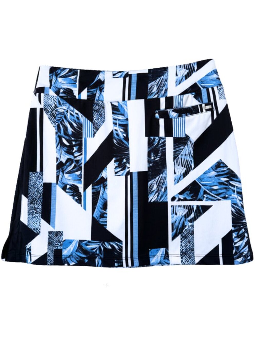 Tail White Label Skort XS Blue Black White Geometric Print Golf Tennis - Picture 3 of 9